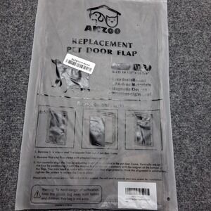 AMZOO‎ Replacement Pet Door Flap Large 10 1/8 x 16 7/8 Magnetic PAC11-11039 New